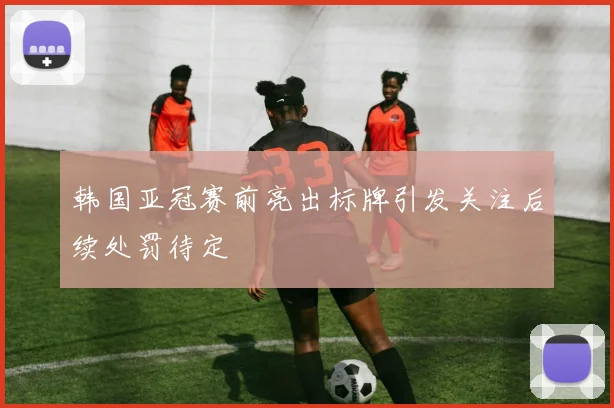 韩国亚冠赛前亮出标牌引发关注后续处罚待定